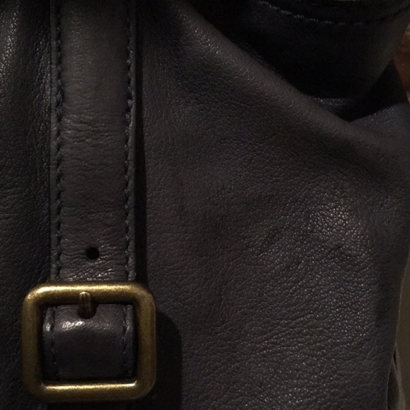 Navy Frye Lily Tote - Picture 4 of 8